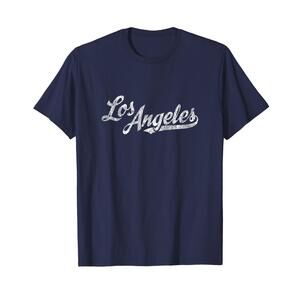 Los Angeles California CA Sports Script T-Shirt